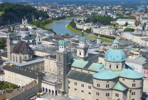 Aerial View of Salzburg