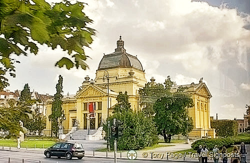 The grand Art Pavilion - Umjetnicki Paviljon, Zagreb, Croatia