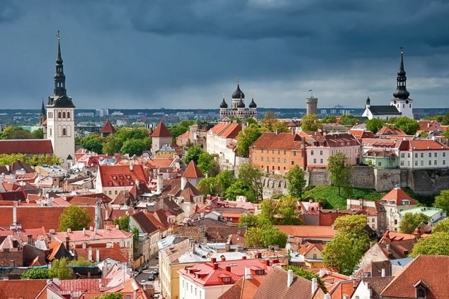 Tallinn skyline, Estonia