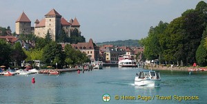 Annecy, France Lac d'Annecy boat cruise