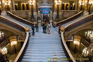 Opera Garnier's grand staircase