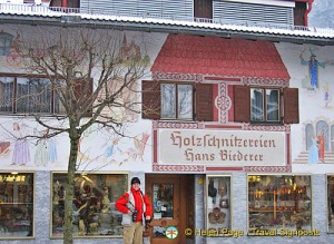 Oberammergau water-colour facades