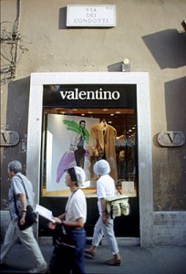 Valentino on Condotti, Rome