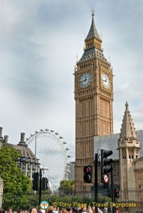 Big Ben and London Eye