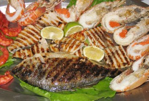 Grilled Seafood is a speciality of Portugal
