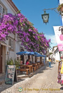Rua Direita, Obidos' main shopping street