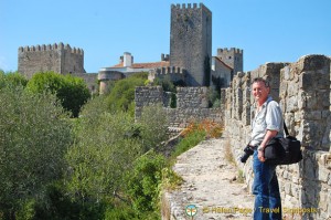 Walking the Castle Wall, Obidos