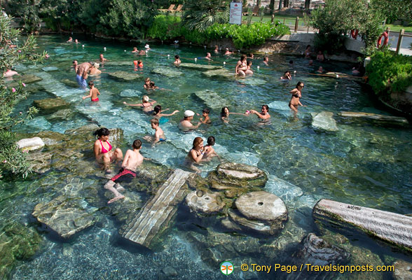 Pamukkale Antique Pool – Swimming in Cleopatra’s Pool