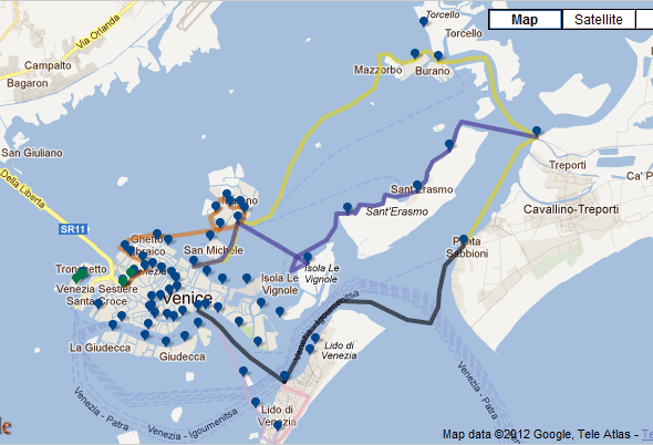 Vaporetto Routes in Venice | Venice Travel