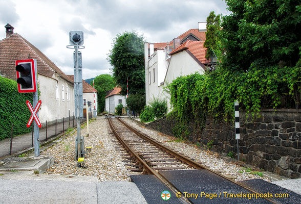 Railway junction at Weissenkirchen