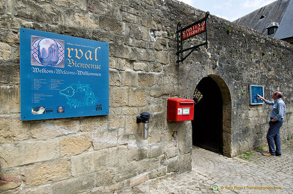 Orval Abbey entrance