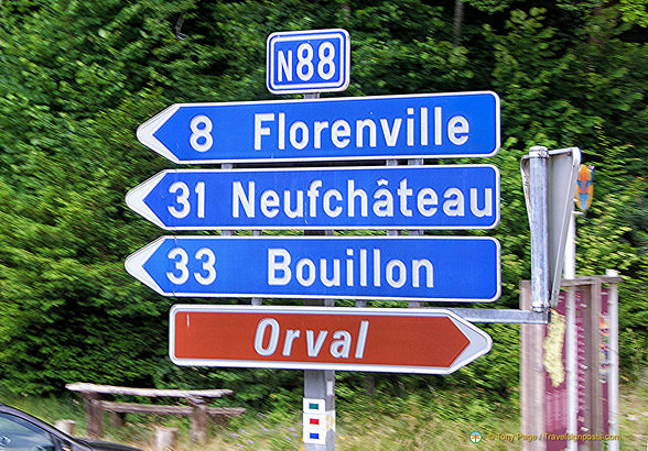 Signpost to Orval