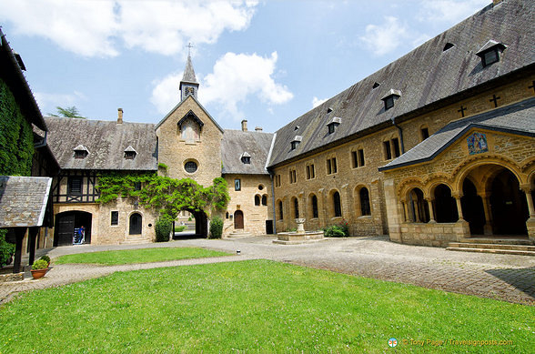 Orval Monastery grounds