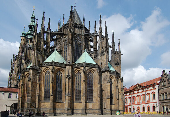 St Vitus Cathedral Eastern facade