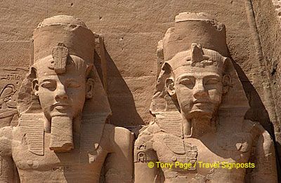 The four colossi signify a unified Egypt.
[Great Temple of Abu Simbel - Egypt]
