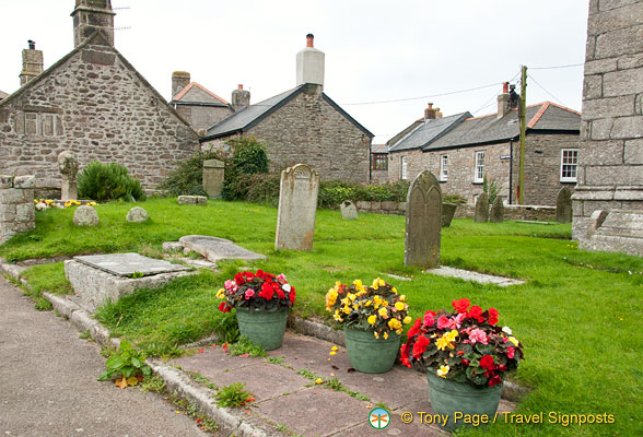 St Just Church graveyard