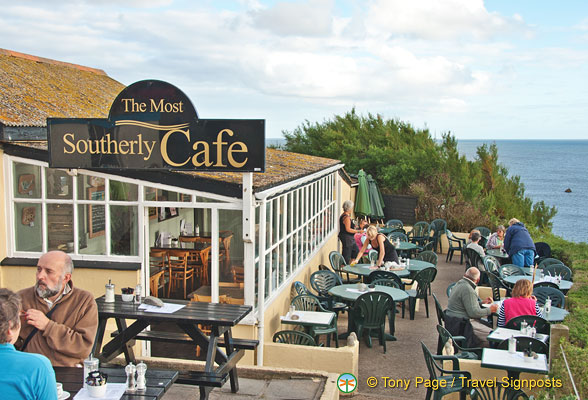 Polpeor Cafe - the most southerly cafe has magnificent views