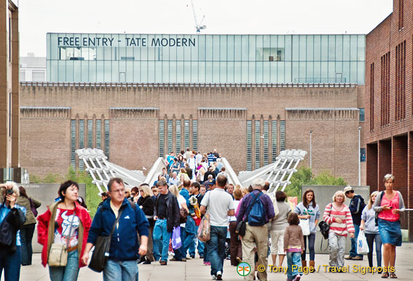 Millenium Bridge and the Tate Modern