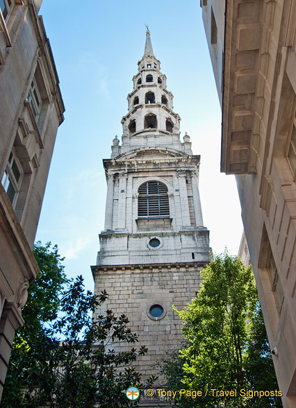 St Brides Church on Fleet Street