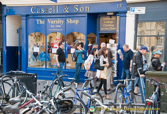Castell & Sons - the varsity shop at 13 Broad Street 