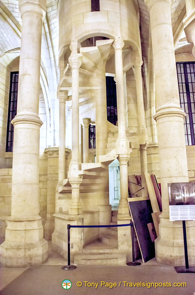Spiral staircase to the Great Hall above