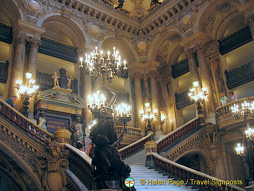 Palais Garnier's grand staircase