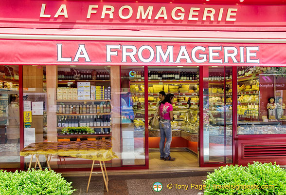 I could not resist La Fromagerie at 31 rue Cler
