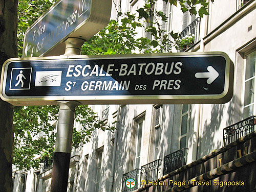 Steps to the Batobus at St-Germain des-Prés