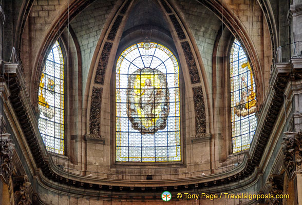 St Sulpice stained glass