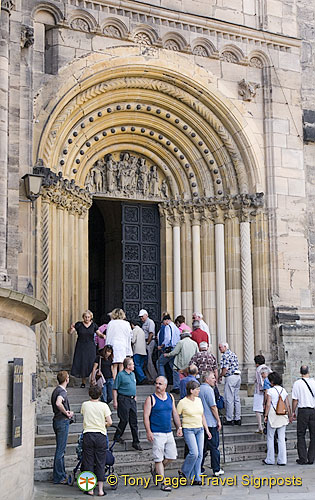 Main entrance to Bamberg Cathedral