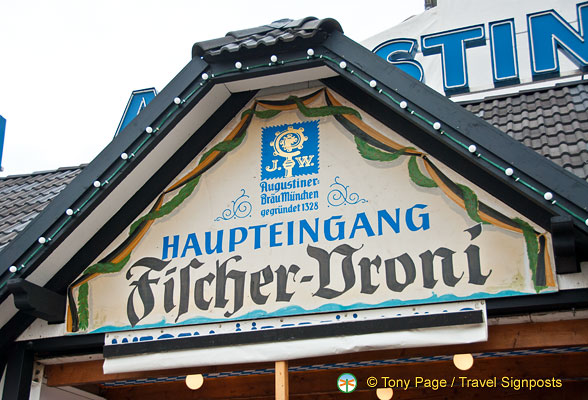 Fischer-Vroni serves Augustiner beer on tap