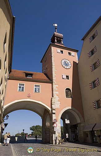 Tramway arch and Gate tower to the Old City, the only one of three to survive