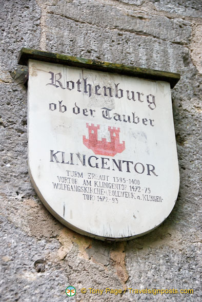 Rothenburg Klingentor or gate