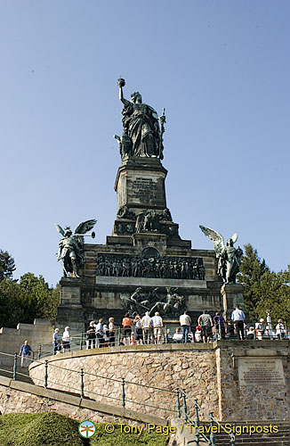 Statue of Germania - built to commemorate victory in the Franco-Prussian War of 1870-71