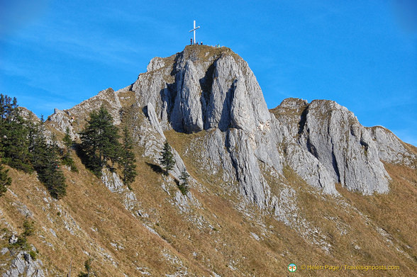 Cross on one of the Tegelberg peaks