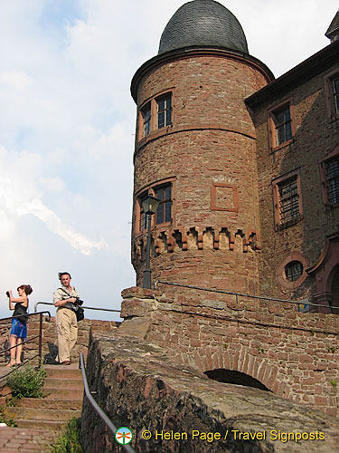 Tony going up to the Wertheim Castle