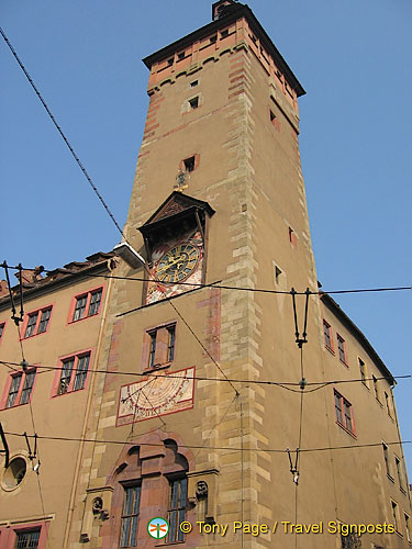 Wurzburg Town Hall tower