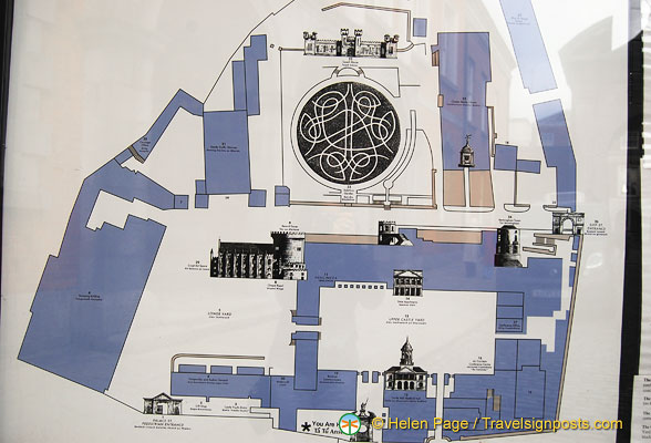 Plan of Dublin Castle and grounds