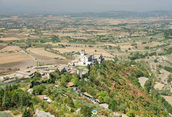 View from Rocca Maggiore tower