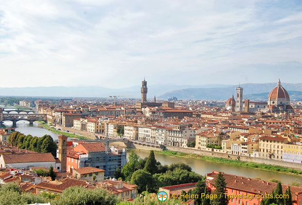 Piazzale Michelangelo offers magnificent panoramic views of Florence