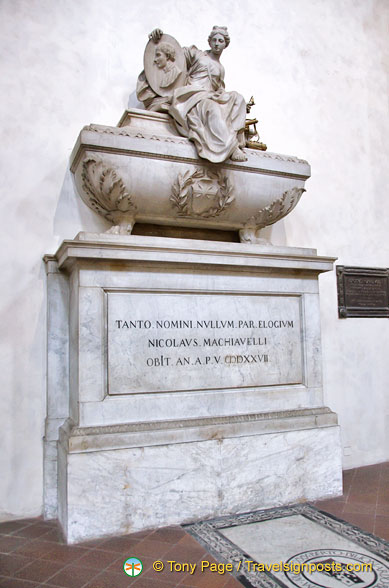 Tomb of Niccolo Machiavelli