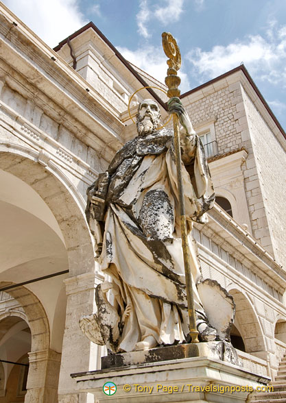 Statue of St Benedict