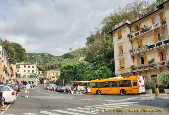 Portofino bus stop