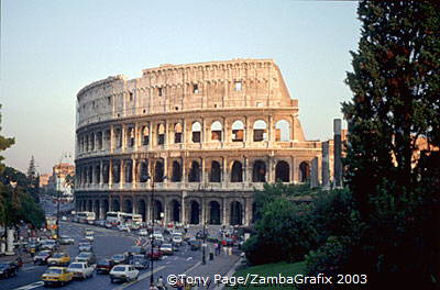 Rome's famous Colosseum
