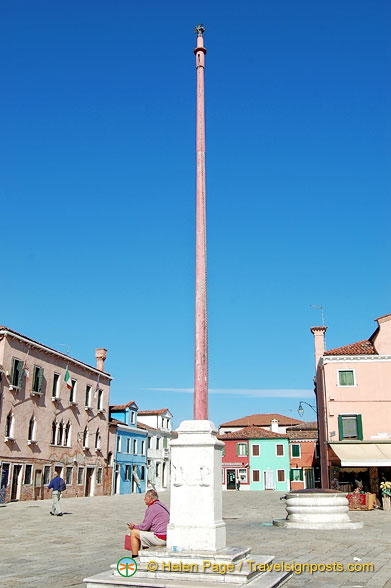 Flagpole in Galuppi Square