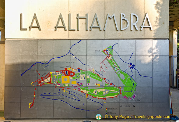 Map of The Alhambra
