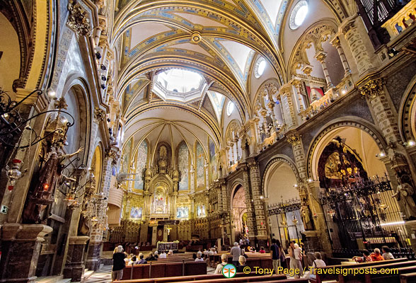 Montserrat Basilica interior