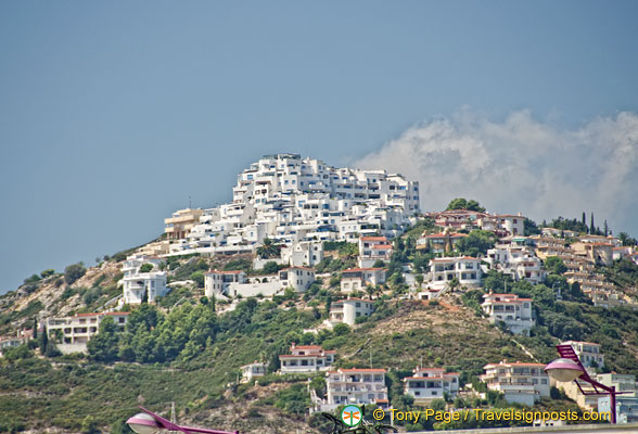 View of Peñíscola town from the castle