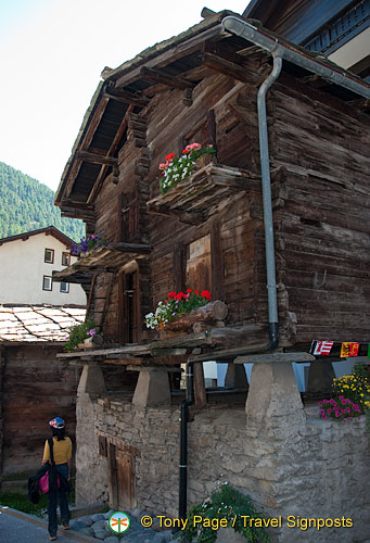 Zermatt wooden building