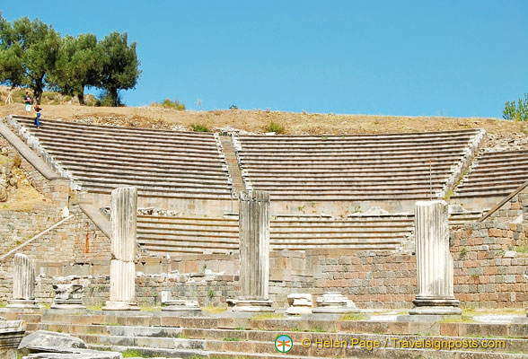 The 3,500 seat Roman theatre at Asklepieion